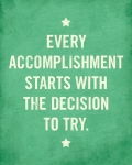 It Feels Great To Accomplish ….